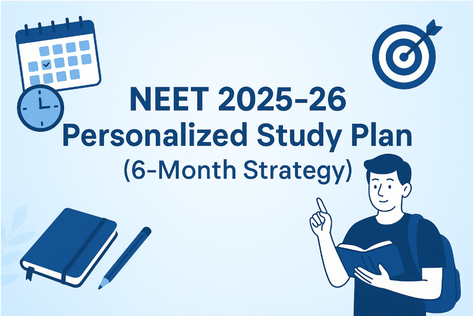 NEET 2025-26 Personalized Study Plan | 6-Month Preparation Strategy for ...