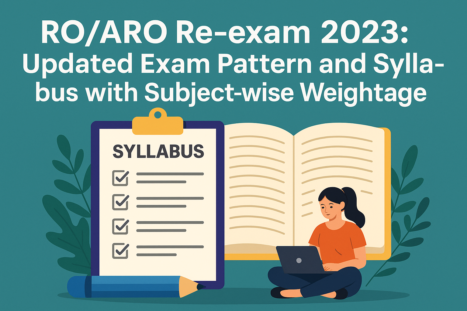 RO/ARO Re-exam 2023: Updated Exam Pattern and Syllabus with Subject-wise Weightage