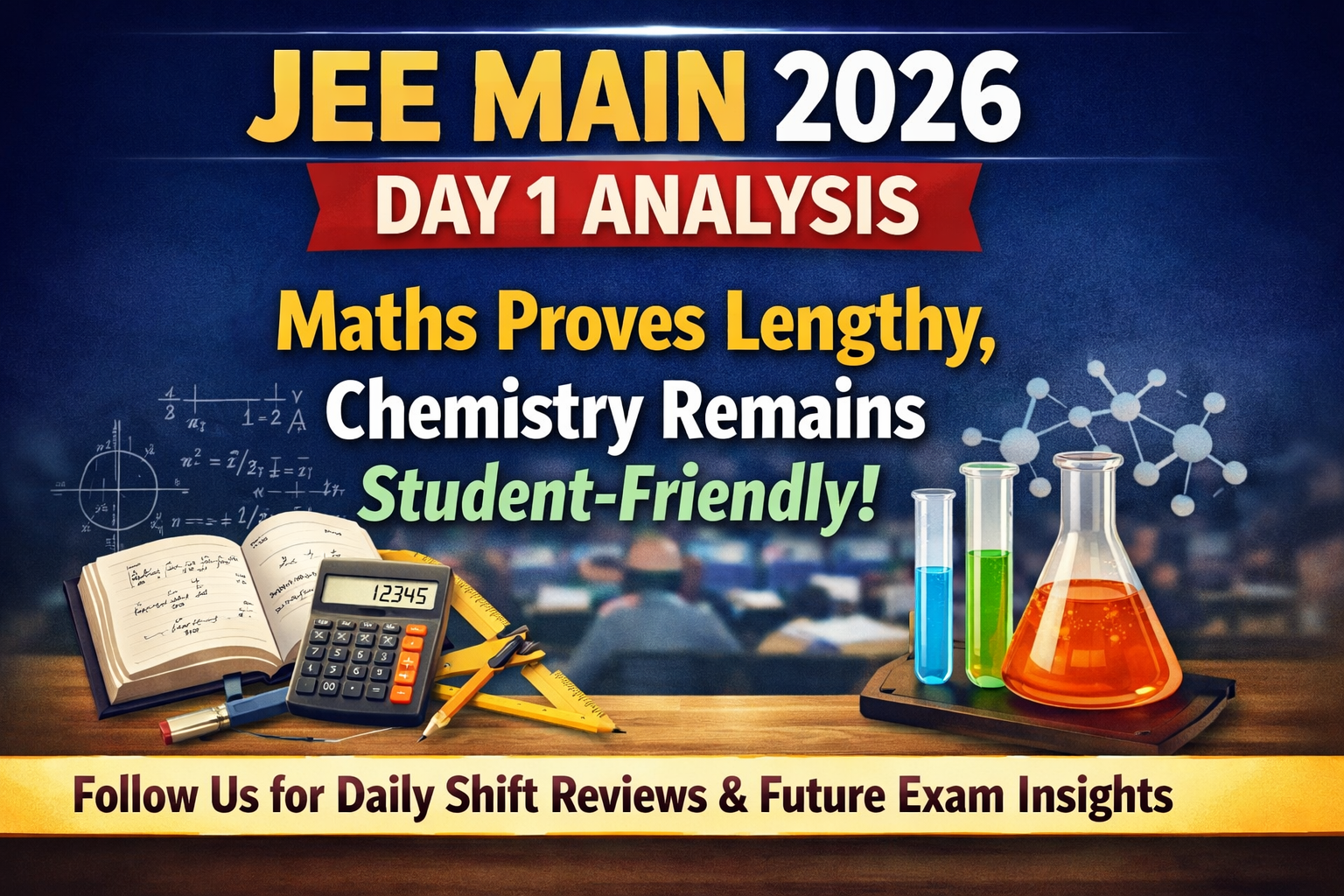 JEE Main 2026 Day 1 Analysis: Maths Prov...
