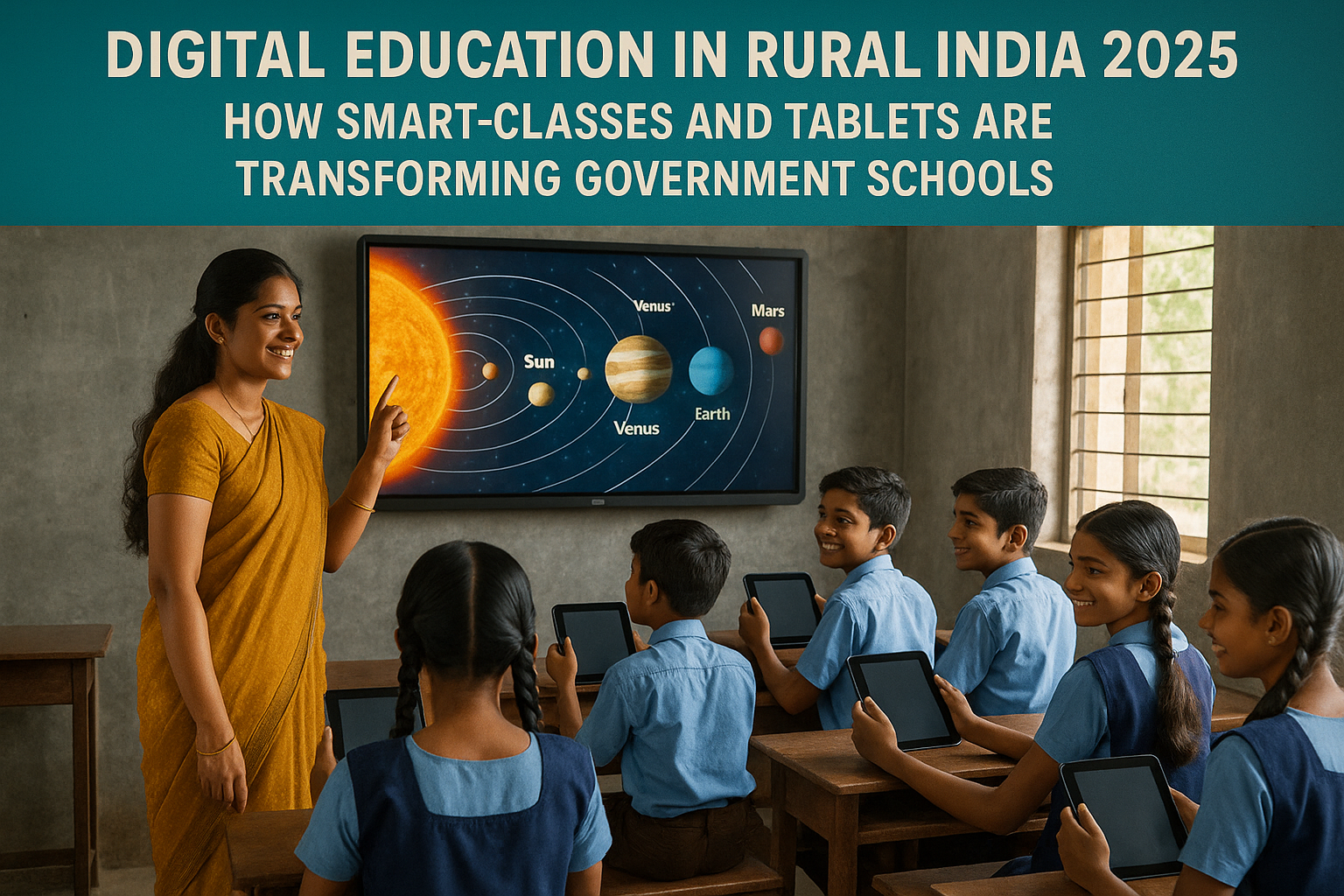 Digital Education in Rural India 2025: How Smart-Classes and Tablets ...