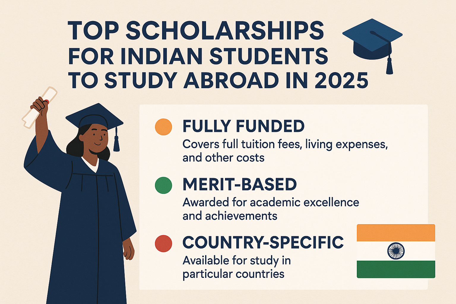 Top Scholarships for Indian Students to...