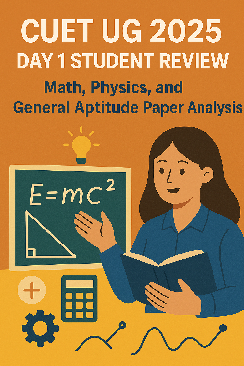 CUET UG 2025 Day 1 Student Review: Math, Physics, and General Aptitude ...