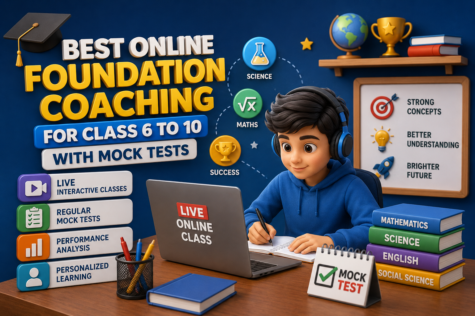 Best Online Foundation Coaching for Clas...